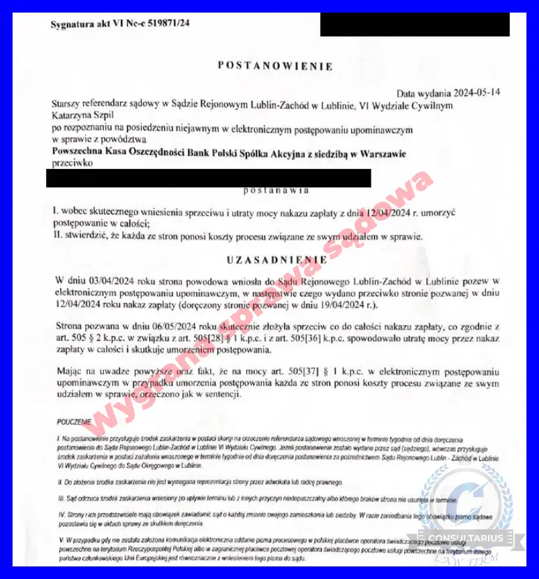Co to jest nakaz zapłaty w postępowaniu upominawczym?